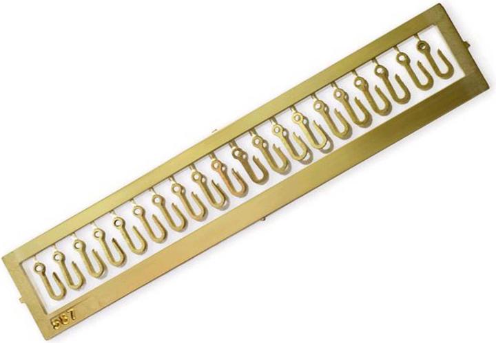 Krick Haken 6 mm Messing geätzt (VE20)