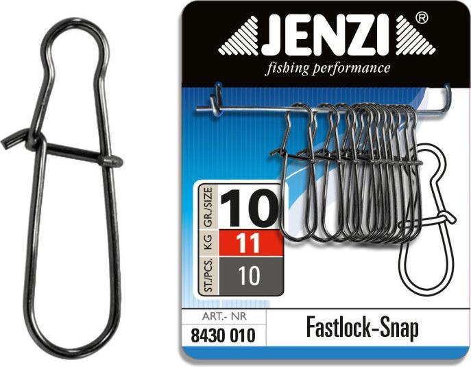 Produktbild Jenzi Fastlock-Snap Wirbel, Farbe black-nickel