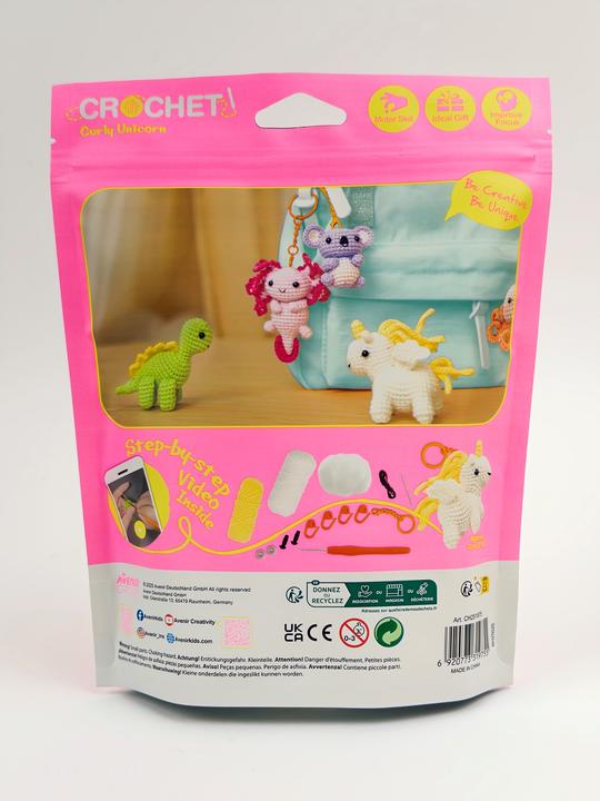 Actual product image Avenir Häkelset Einhorn