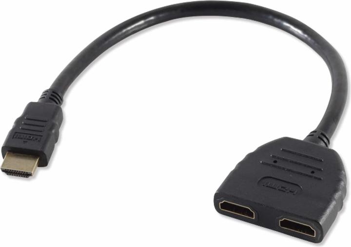 Produktbild Shiverpeaks HDMI-Adapter Typ A -> 2x Typ A St/Bu (HDMI)