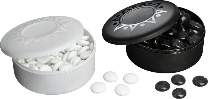 Image du produit Philos Pions de Go de verre set noir blanc