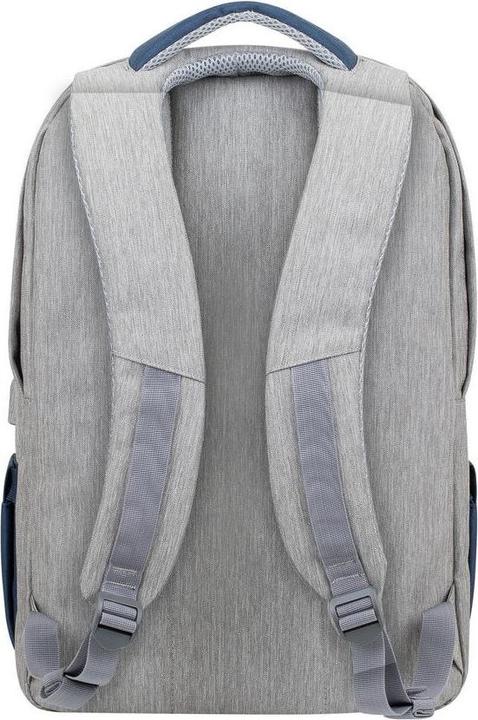 Actual product image Rivacase 7567 Grey Dark Blue Notebook Backpack up to 17.3"
