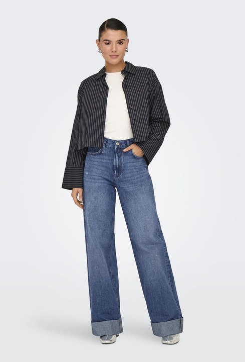 Produktbild Only ONLBROOME Hohe Taille Weiter Beinschnitt Jeans Jeans mit weitem Bein (W32/L30)