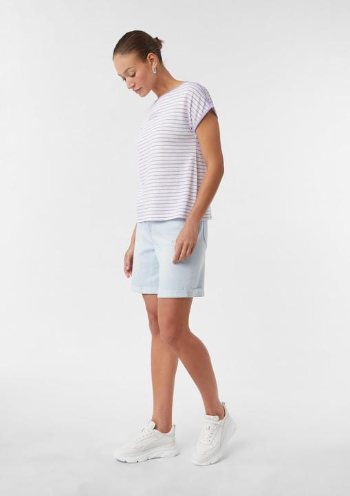 Produktbild Comma T-Shirt Gestreiftes T-Shirt aus Baumwollmix (34)
