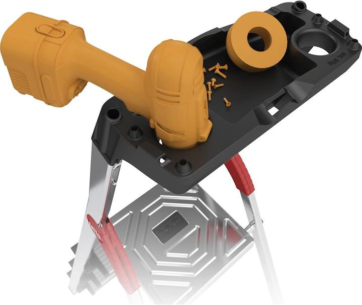 Actual product image Hailo L60 StandardLine, aluminium safety stepladder, 8 steps (Stepladder, 233 cm)