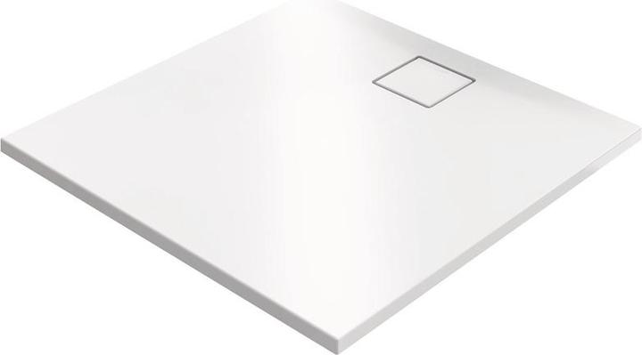 Actual product image Hüppe EasyFlat shower tray, drain long side, rectangular, 1000x1000mm
