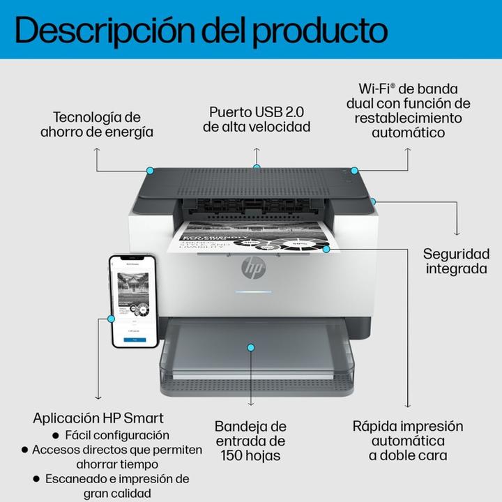 Image du produit HP LaserJet M209dw (Laser, Noir et blanc)