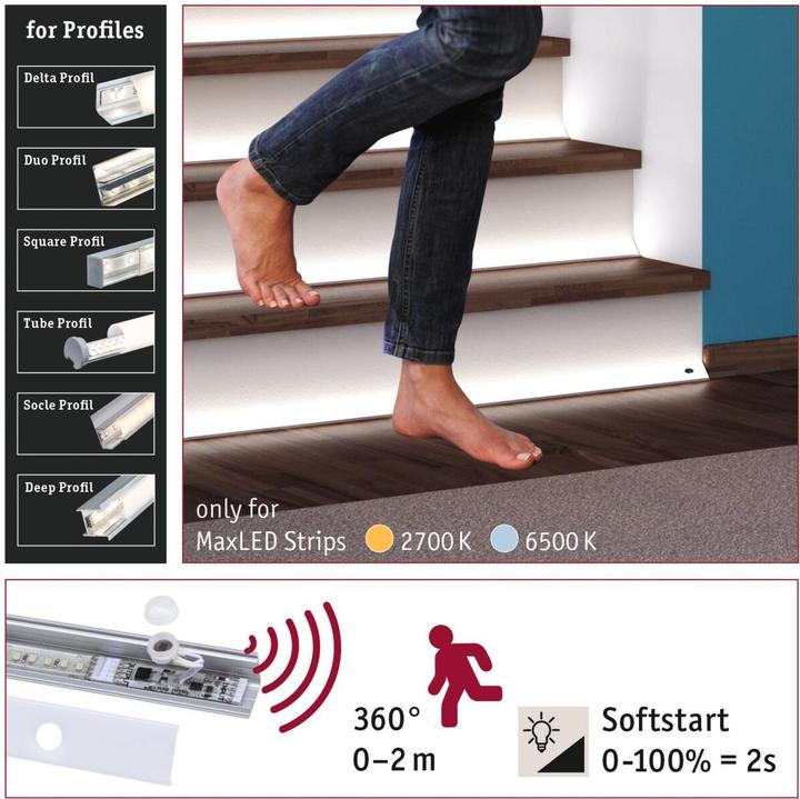 Actual product image Paulmann MaxLED Night PIR Sensor