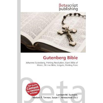 Thumbnail - Gutenberg Bible, Fachbücher