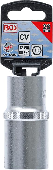 Actual product image BGS Socket, 12-point, deep | 12.5 mm (1/2") Drive | 28 mm (28 mm)
