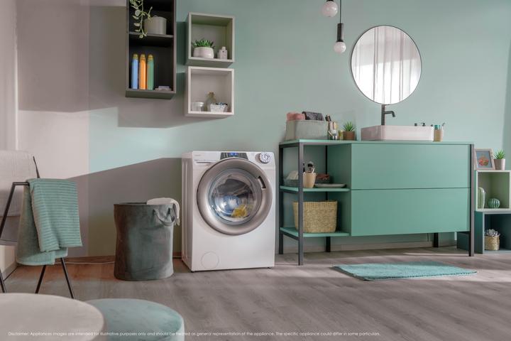 Actual product image Candy RP 496BWMR9-1-S Rapido' Pro Washing Machine cm. (9 kg, Left)