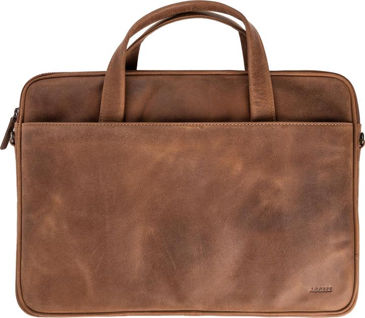 Produktbild Accezz Leather Laptoptas 16 inch - Cognac (16.20", Universal)