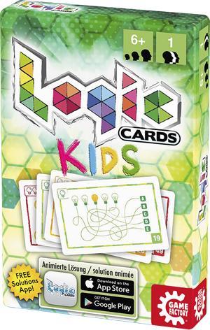 Actual product image Game Factory Logic Cards: Kids (German, English, French, Italian)