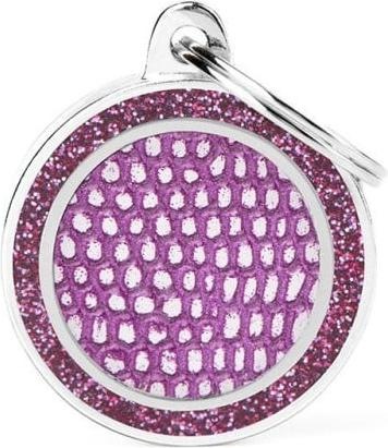 Myfamily Circle Saint Tropez ID-Hundetag lila, Durchmesser 2.6cm (1 Stk)