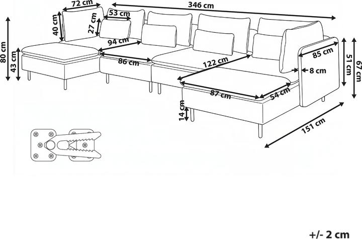 Actual product image Beliani Egeris