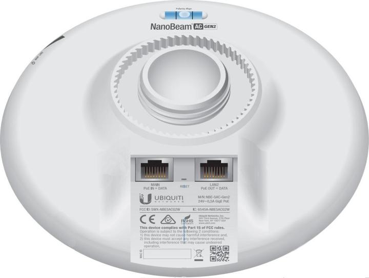 Productafbeelding Ubiquiti NBE-5AC-gen2 (450 Mbit/s)