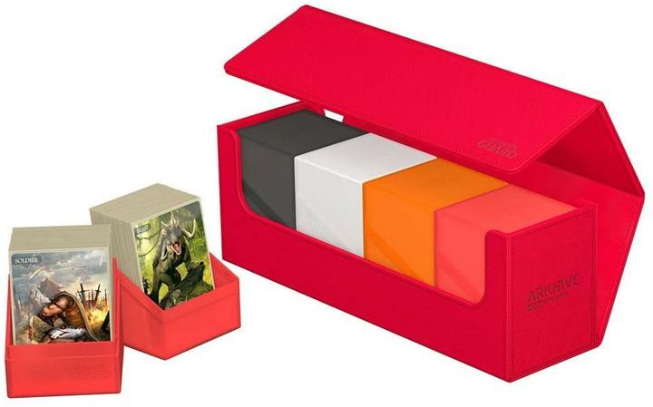 Produktbild Ultimate Guard Kartenbox XenoSkin Arkhive Monocolor 400+ Rot