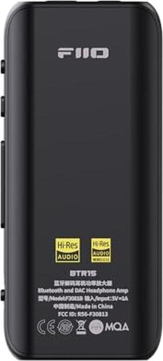 Actual product image FiiO BTR15 (USB-DAC, Display, gain switch, Microphones, Tone control, Bluetooth)