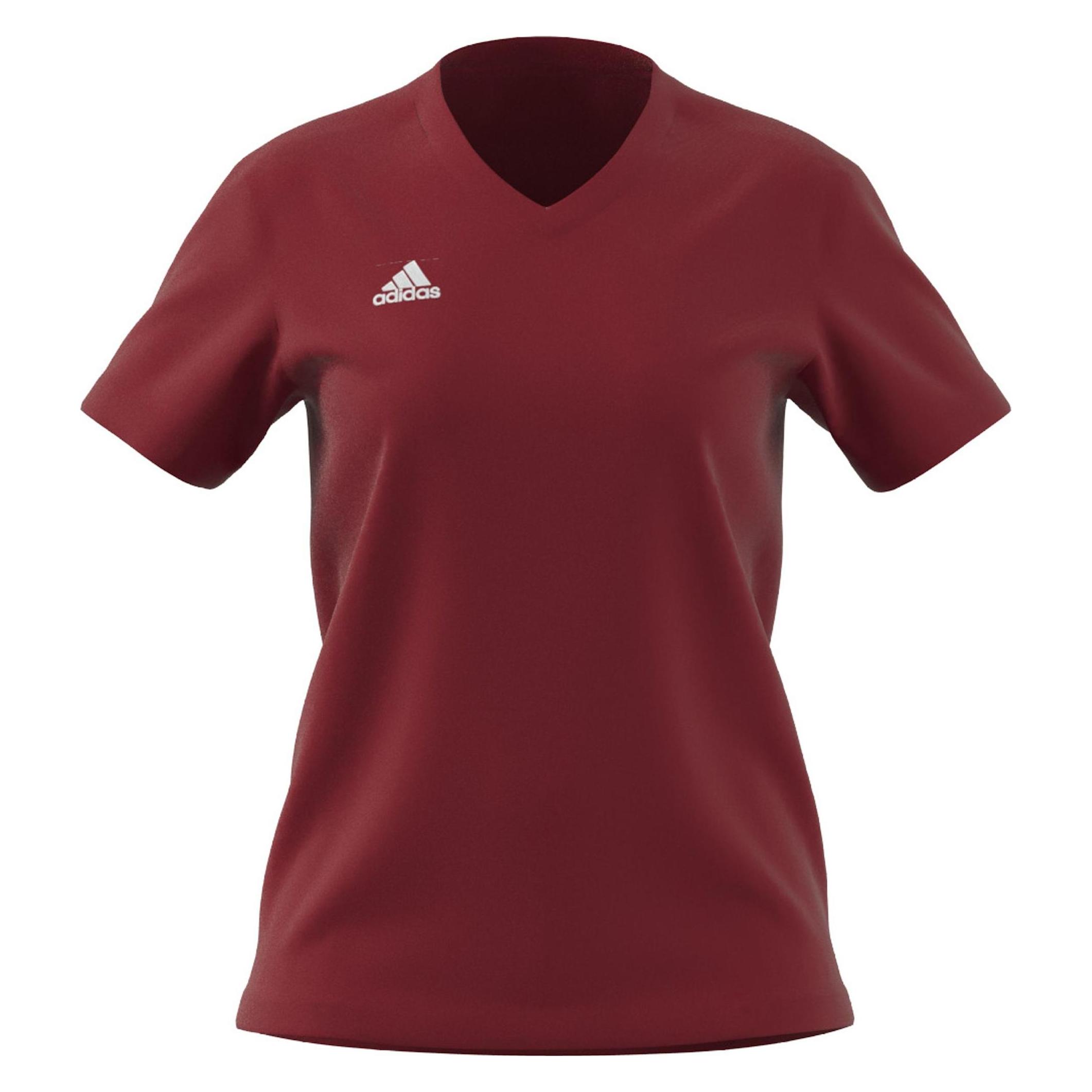 Adidas, Vrouwen, Sportief Shirt, Entrada 22 T-Shirt Dames (S), Rood, Blauw, S