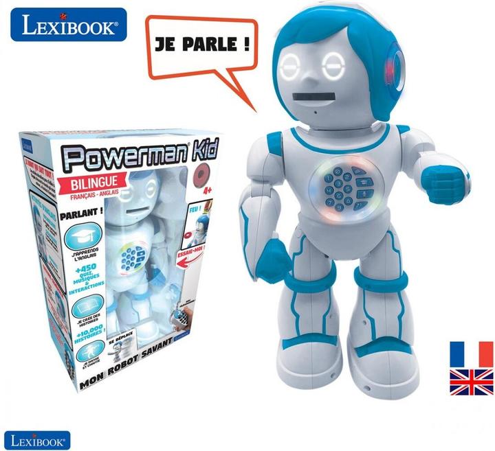 Produktbild Lexibook Powerman Kid Lernroboter ROB90FR (Deutsch, Englisch, Französisch)
