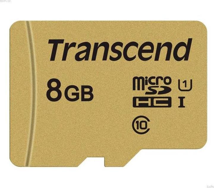 Produktbild Transcend 8GB UHS-I U1 SD CARD (8 GB, microSDXC, U1, UHS-I)