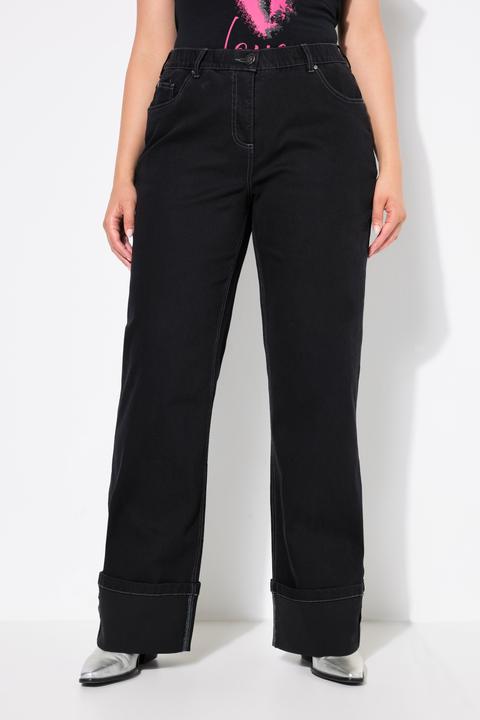 Actual product image Ulla Popken Flared Leg Jeans (54)