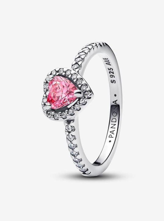 Produktbild Pandora Rosa erhöhte Herzkette (54, 925 Silber)