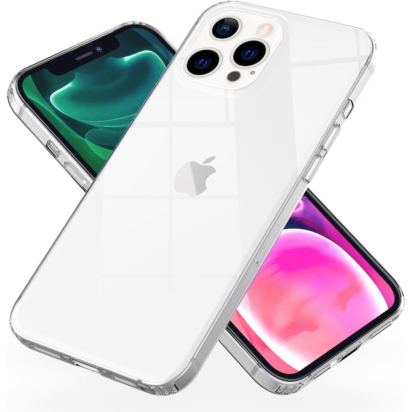 Nalia Klare Handyhülle (Apple iPhone 13 Pro), Smartphone Hülle, Transparent