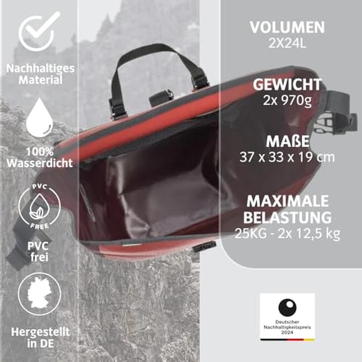 Produktbild Vaude Aqua Back (48 l, Gepäckträgertasche)