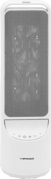 Produktbild Uniprodo Elektro-Heizlüfter Heizstrahler Elektroheizer 1200/2000 W schwenkbar weiss (2000 W)