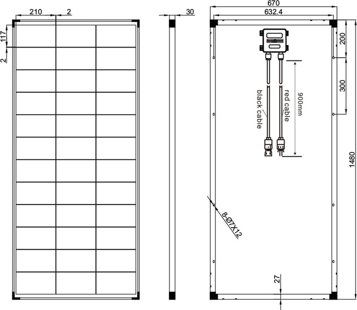 Image du produit Enjoy solar Panneau solaire (200 W, 10.90 kg)