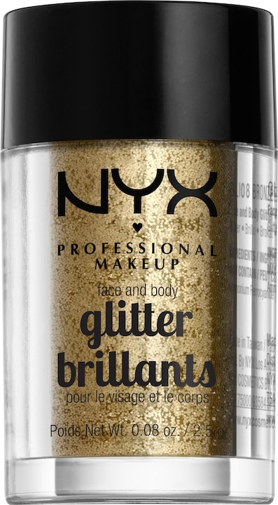 NYX Professional Make-Up Face and Body Glitter (Bronze, Highlighter, 2.50 g)