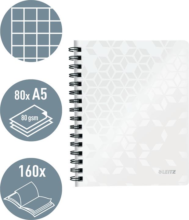 Produktbild Leitz Wow (A5, Kariert, Harter Einband)