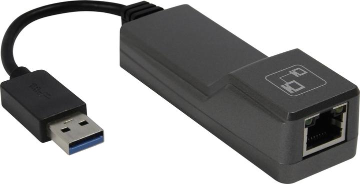 Allnet ALL0174XG-A - USB Typ-C - RJ-45 - Schwarz (USB-C, RJ45 (1x))