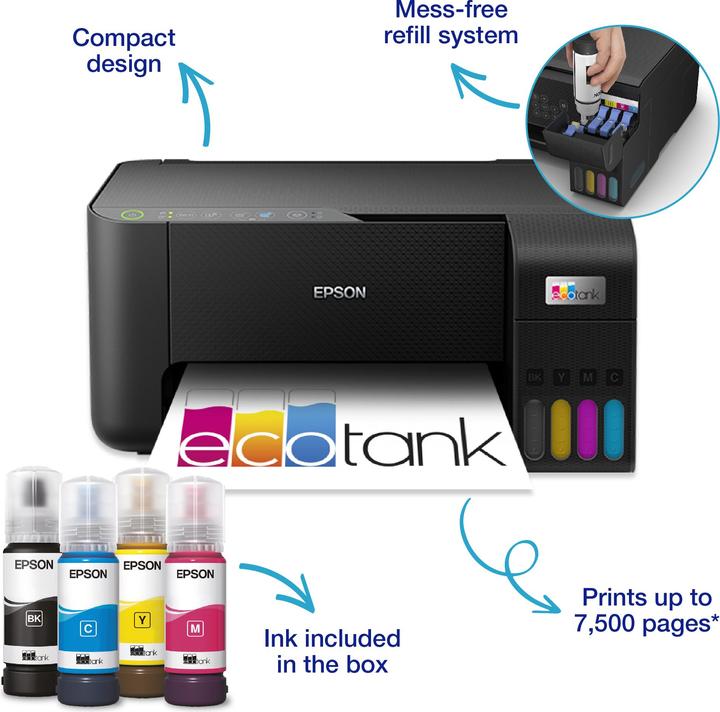 Actual product image Epson EcoTank ET-2814 (Ink tank, Colour)