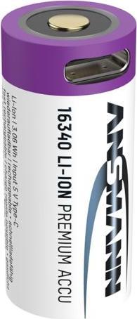 Image du produit Ansmann 16340 Batterie Li-Ion (1 pcs, 16340, 850 mAh)