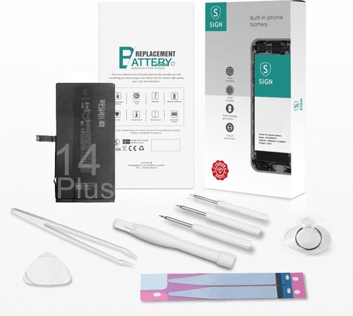 Immagine prodotto SIGN Kit completo per la sostituzione della batteria - iPhone 14 plus