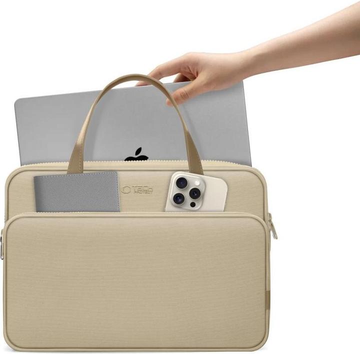 Image du produit Tech-Protect Carrying Bag for 15-16 Laptop - Beige (16")