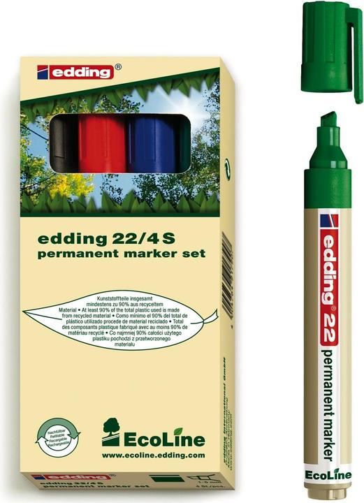 Produktbild Edding Permanent Marker 22 (4x)