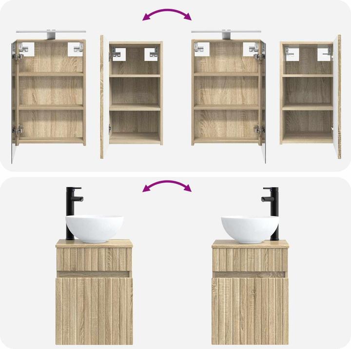 Produktbild vidaXL Badezimmer Aufbewahrungslösung