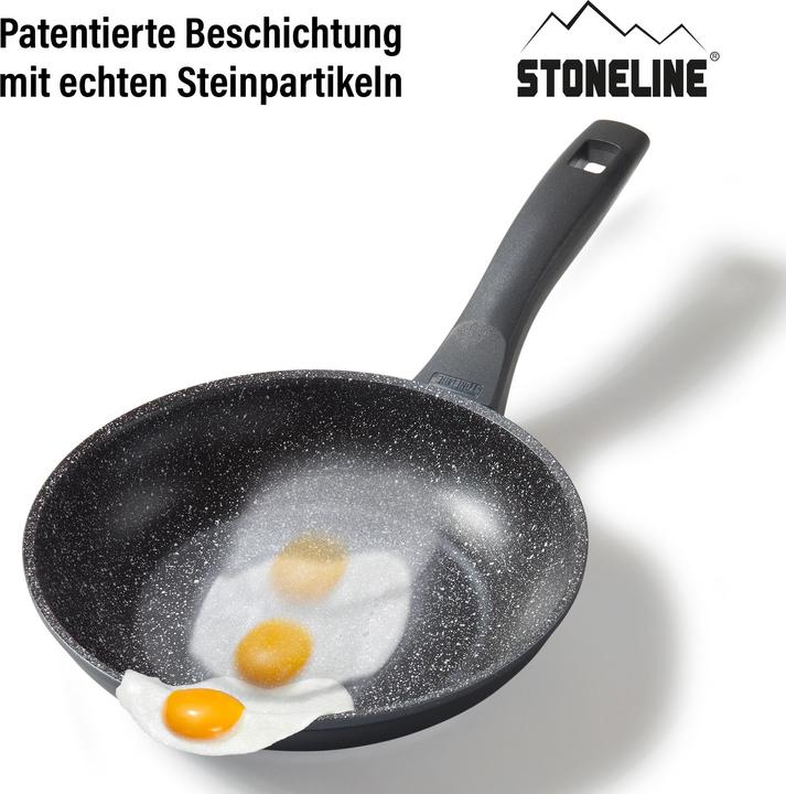 Produktbild Stoneline 19045 Frying pan Made in Germany, 20 cm, Height: 4,3 cm (Bratpfanne, Aluminium, 20 x 4.30 cm)