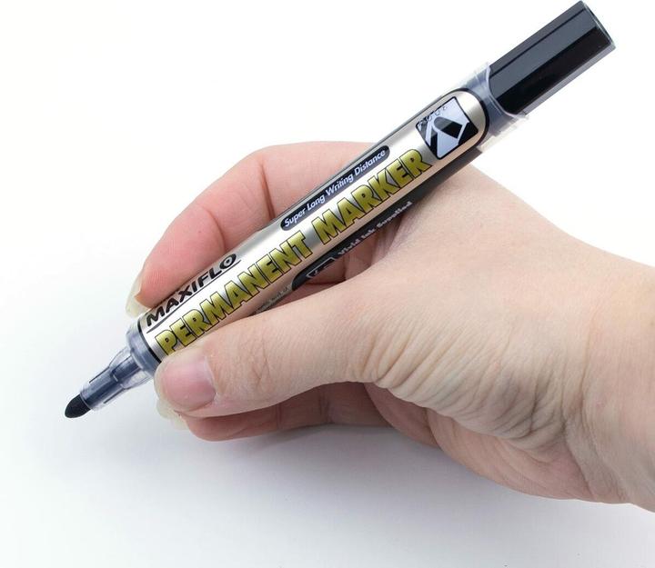 Produktbild Pentel NLF50-AO Permanentmarker Schwarz 12 Stk. (Schwarz, 1.50 mm, 12 x)