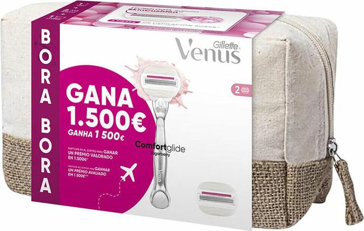 Gillette Venus Sugarberry Case Bora Bora Maschine mit 2 Nachfüllpackungen