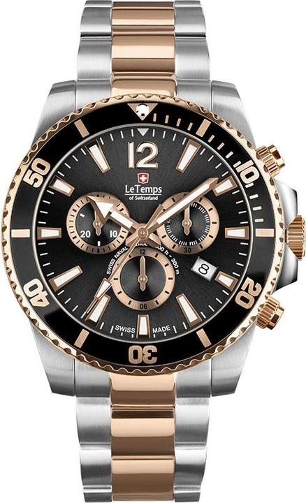 Immagine prodotto Le Temps Pattuglia navale svizzera (Cronografo, 43 mm)