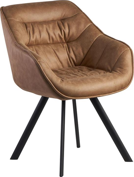 Produktbild FineBuy Stühle Kunstleder Beige