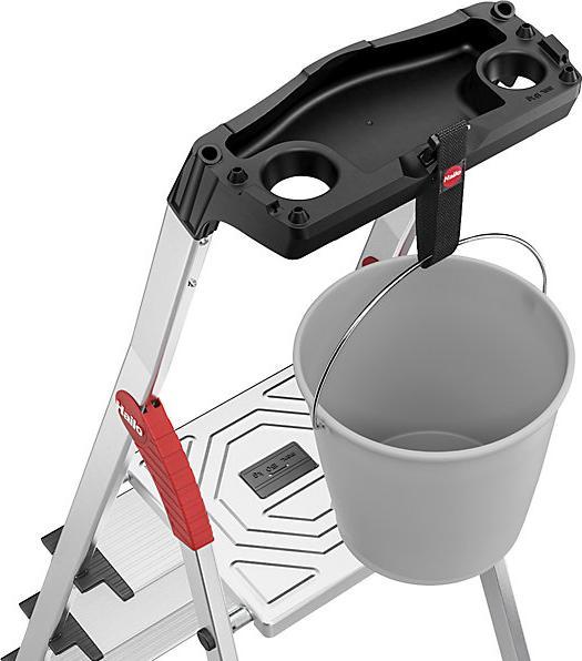 Image du produit Hailo Échelle ménagère en aluminium XXL (Échelle deux plans, 116 cm)