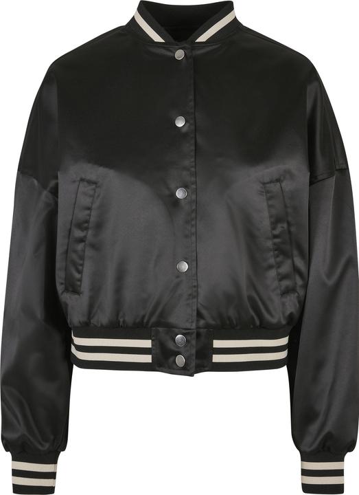 Actual product image Urban Classics College Jacket Ladies Short Oversized Satin (M)