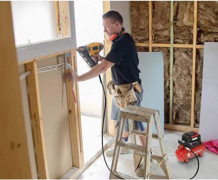 Actual product image Toolcraft Air compressor 6L 230V 8 bar (8 bar, 6 l)