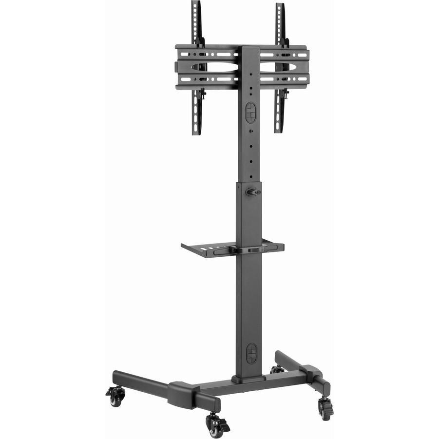 Gembird Stojak Pod Telewizor Z Regulacją Wysokości Mobilny Na Kółkach 32 - 55 (55", 35 kg), Piedistallo TV, Nero