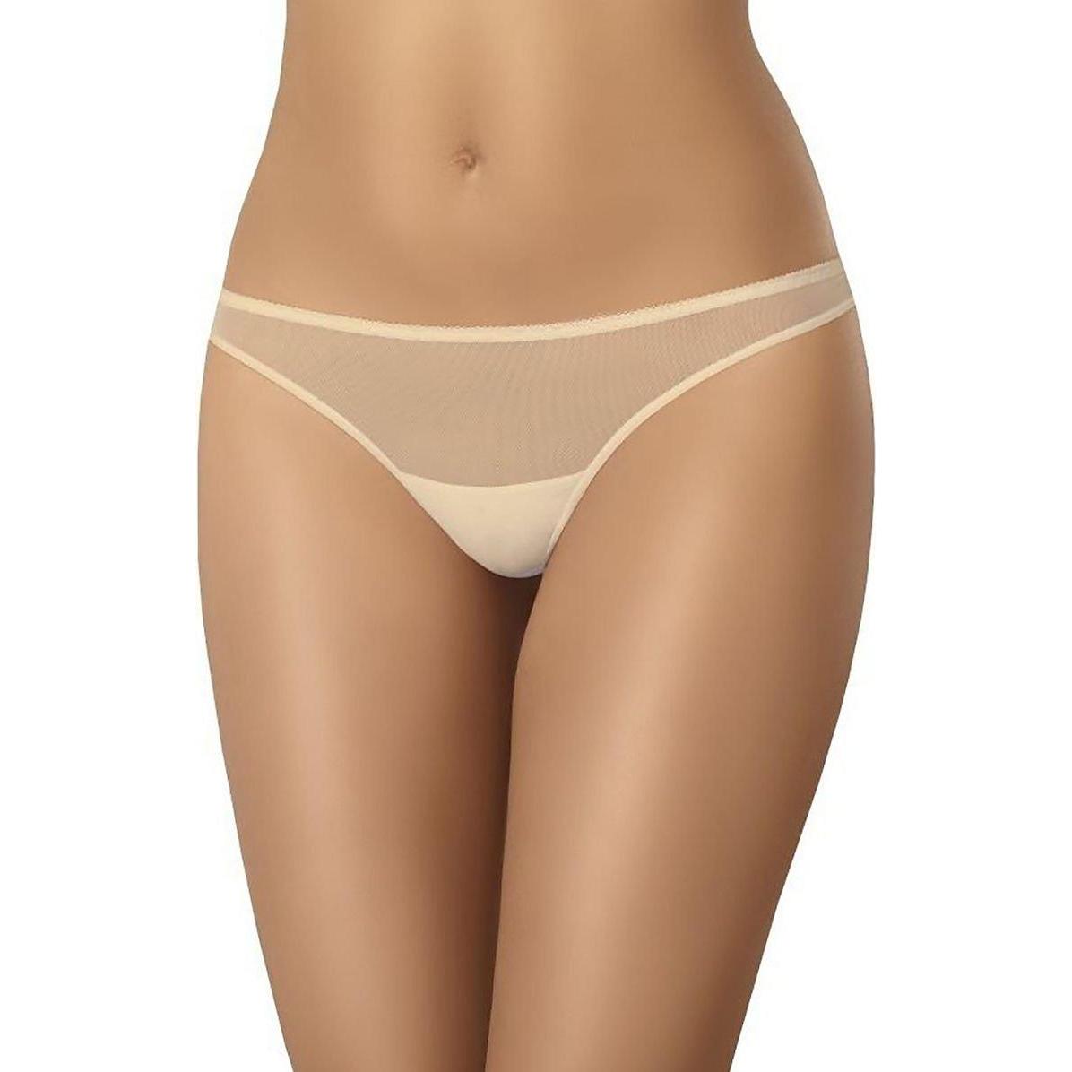 Teyli, Damen, Unterhosen, brasilianisches Höschen, Beige, (L)